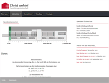 Tablet Screenshot of christwohin.com